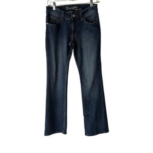 Wrangler‎ Women Boot Cut Jeans Blue Denim Size 3x32 Western Riding Rodeo Cowboy